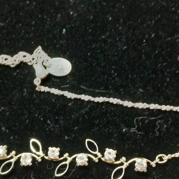 Icing Silver Tone Ivy Choker Necklace Jewelry #92 - Picture 5 of 7